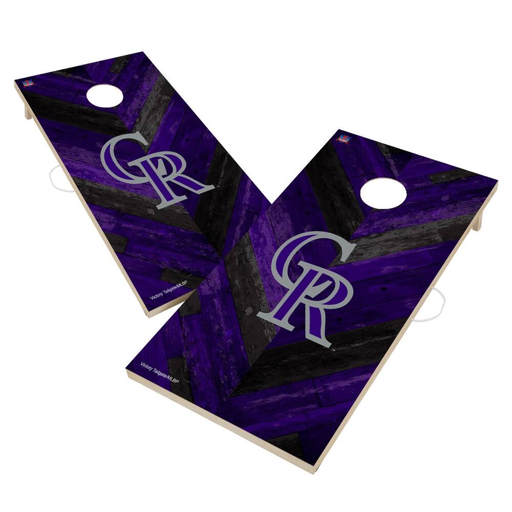 Colorado Rockies MLB Cornhole Board Set