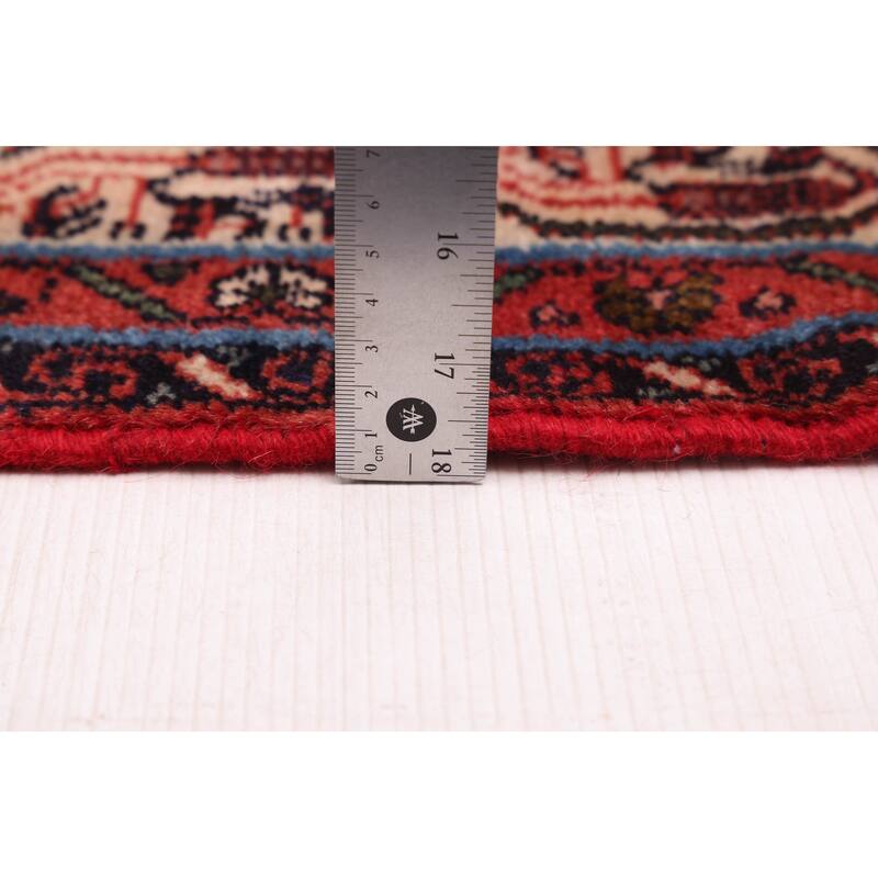 ECARPETGALLERY Hand-knotted Andelz Red Wool Rug - 4'11 x 6'0