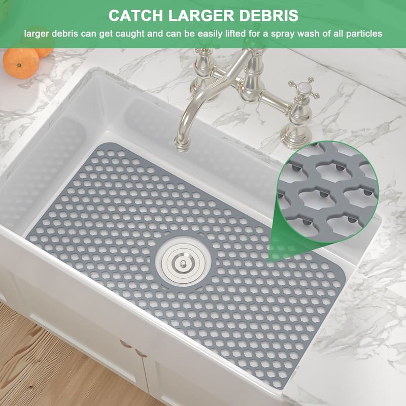 Silicone Sink Mat Sink Protectors for Kitchen Sink