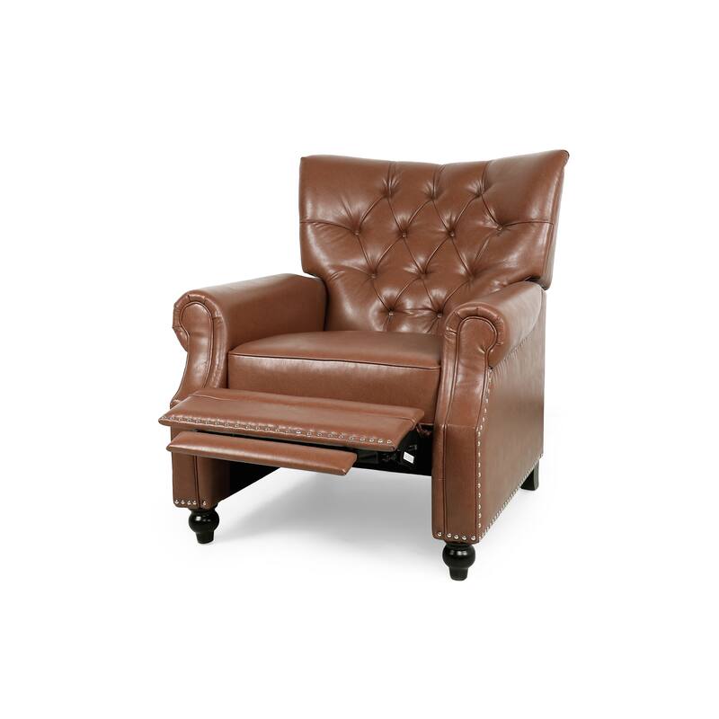 Recliner Chair, Contemporary Push-back Recliner