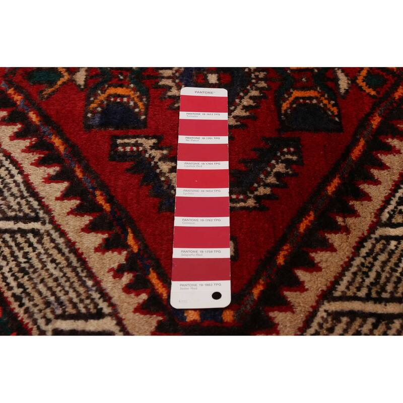 ECARPETGALLERY Hand-knotted Konya Anatolian Red Wool Rug - 3'9 x 10'6