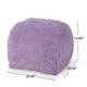 preview thumbnail 5 of 18, Moloney Modern Microfiber Chenille Pouf by Christopher Knight Home
