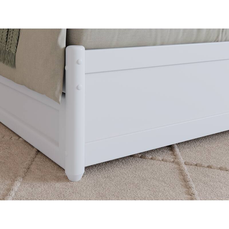 Everett Platform Bed with Panel Footboard and Storage Drawers