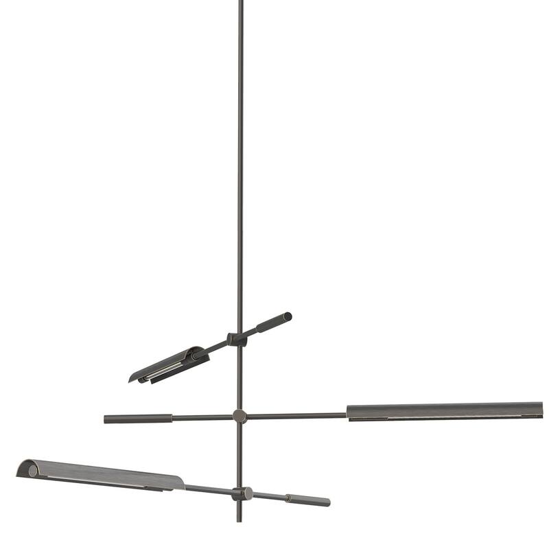 Alora Lighting MP316403MS Astrid 31" Wide 3 Light LED Chandelier - Urban Bronze
