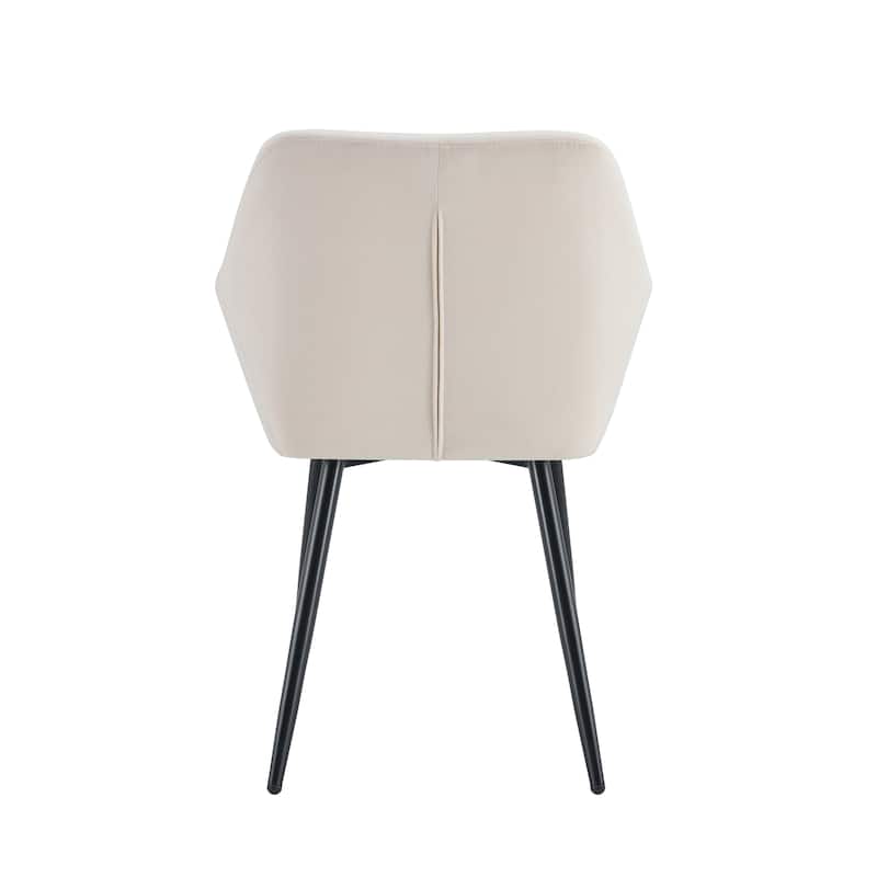 Accent Arm Chair Set of 2 - Beige