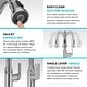 preview thumbnail 18 of 144, Kraus 2-Function 1-Handle 1-Hole Pulldown Sprayer Brass Kitchen Faucet