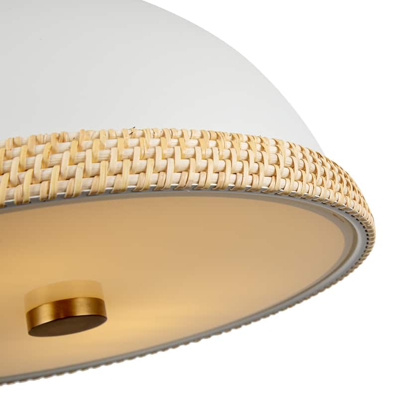 Alora Lighting PD331016 Doral 2 Light 17" Wide Pendant