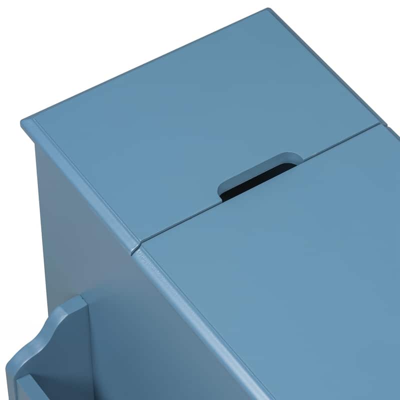 End Table Flip Top Side Table with USB Ports, One Multifunctional Drawer with cup holders, Sofa Couch Table with Bookshelf