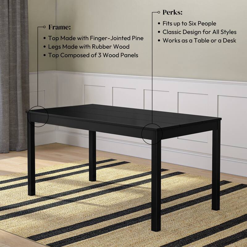Rectangular 60" Dining Table