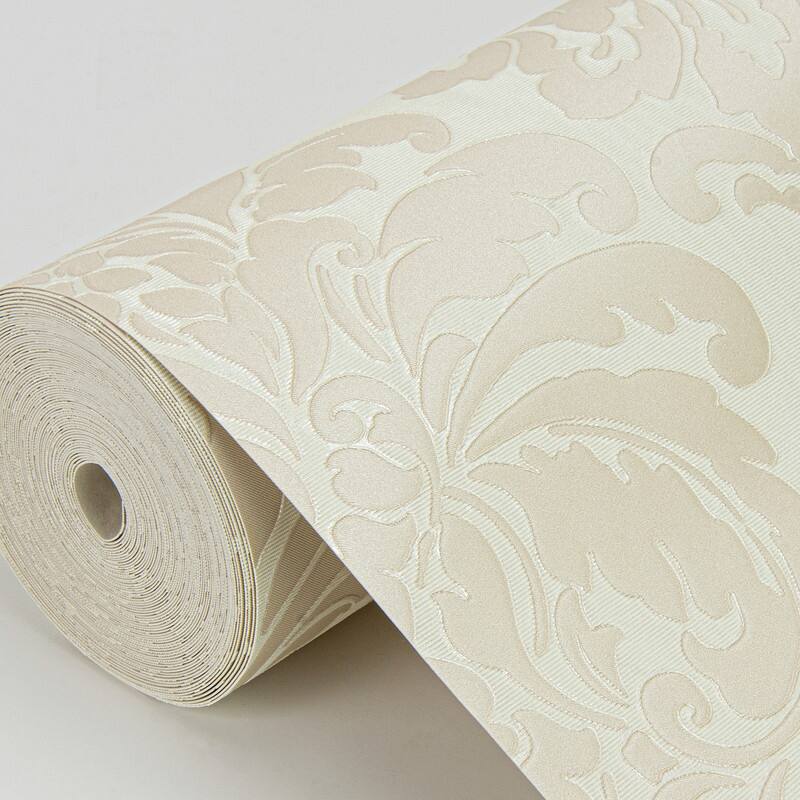 Sirpi Betina Cream Damask Wallpaper - 20.9 x 396 x 0.025