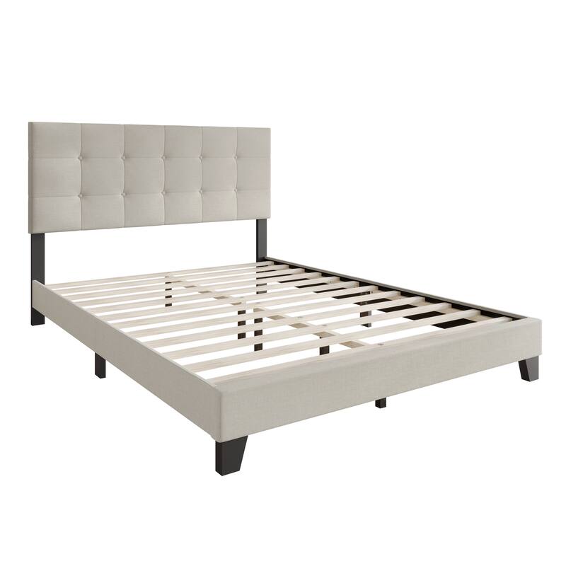 CraftPorch Contemporary Tufted Bed