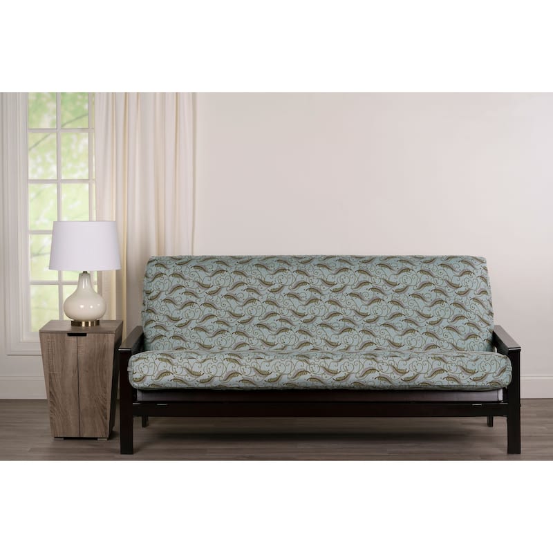 Floating Feathers Full Size Futon Cover - N/A