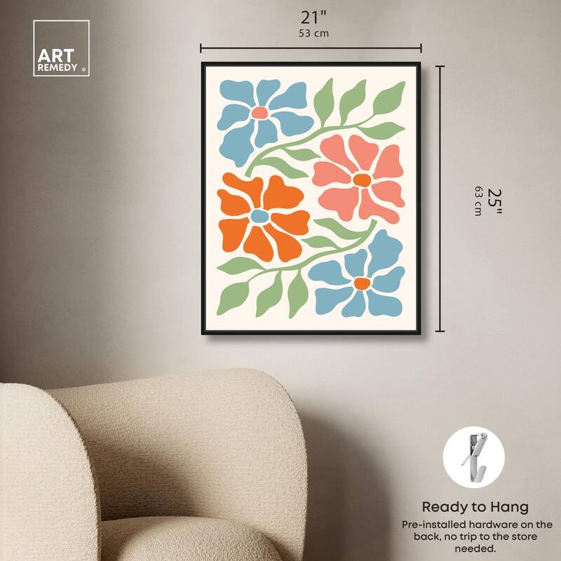 The Flowers Vines all Season Canvas by Art Remedy