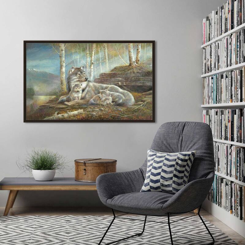 "Safe & Sound" by Ruane Manning Print on Floating Canvas