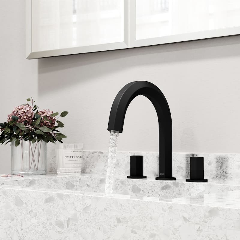 VIGO Hart 9" H 2-Handle Widespread Bathroom Faucet