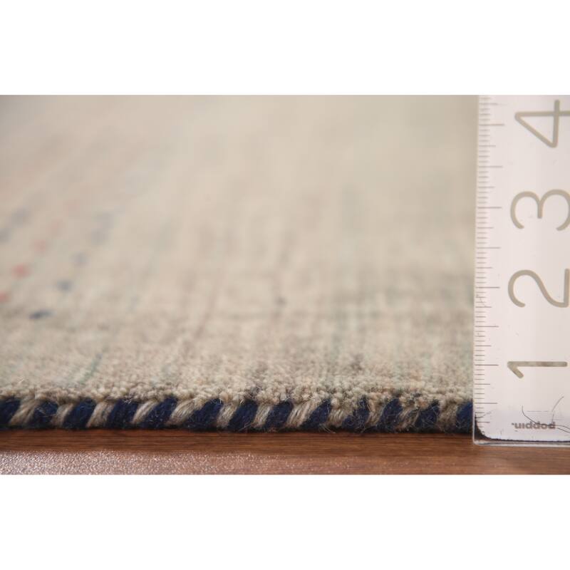 Tribal Gabbeh Accent Rug Handmade Oriental Wool Carpet - 2'10"x 4'11"