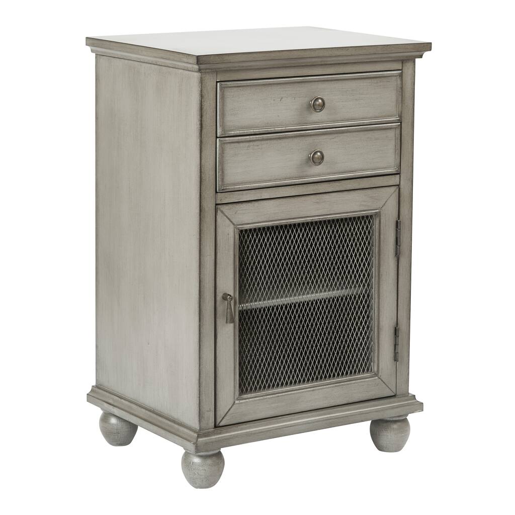 Alton Storage Cabinet in Antique Finish - Overstock - 23465763