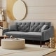 preview thumbnail 49 of 54, BSHTI 73" Convertible Velvet Futon Sofa Bed Light Gray - Twin
