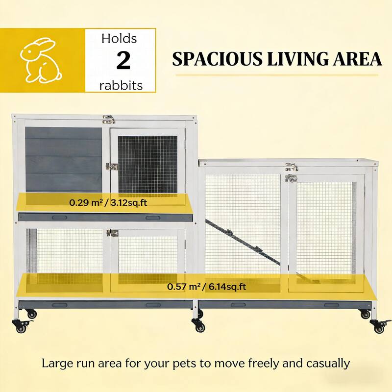 Pet House,Rabbit Hutch,Small Animal Hutch Cage