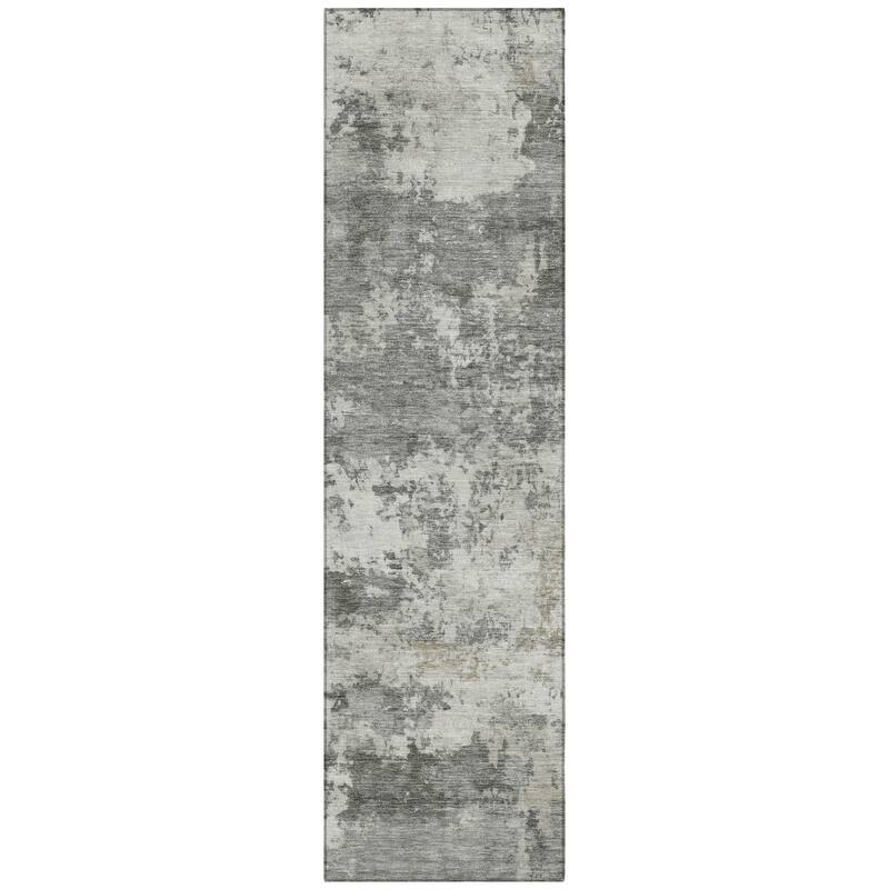 Machine Washable Indoor/ Outdoor Modern Jenna Chantille Rug