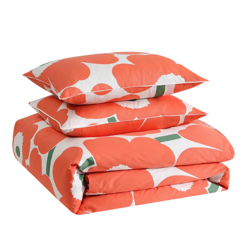 Marimekko Unikko Organic Cotton Duvet Cover Set