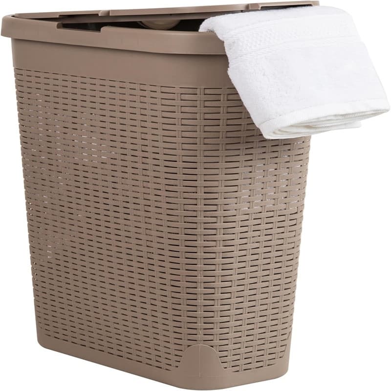 40L Slim Laundry Hamper Clothes Basket - 18"L x 10.4"W x 23.5"H