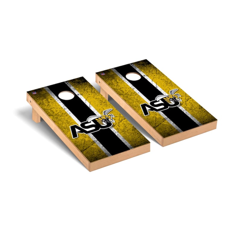 Alabama State Hornets 2x4 Pro Cornhole Boards - V7 - Include Team Bags + LED Lights