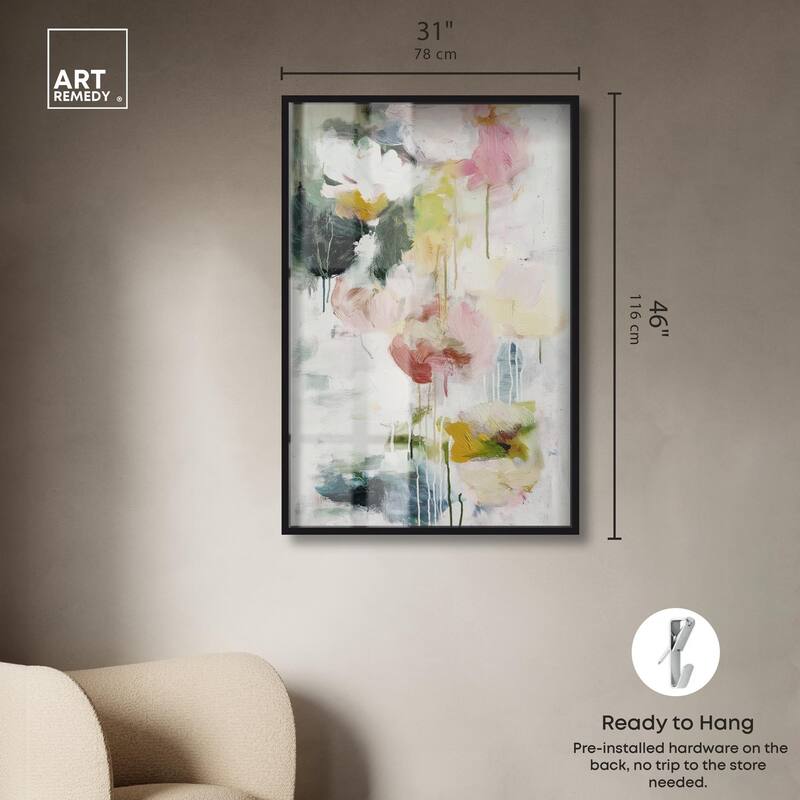 Dripping Colors III Shadowbox by Art Remedy
