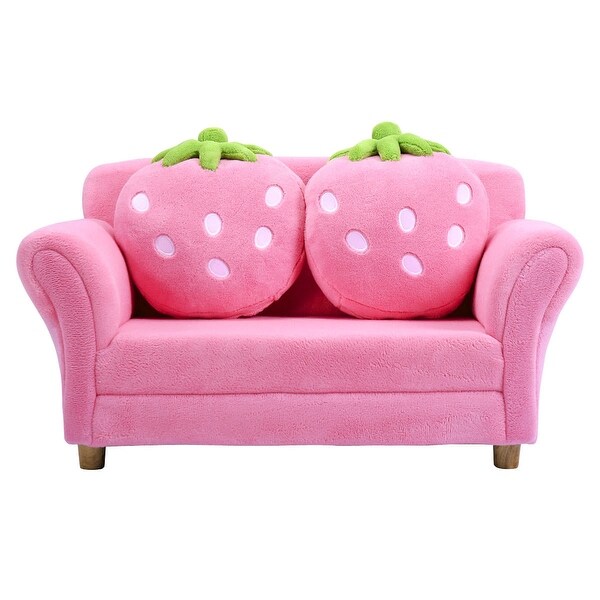 costway kids sofa strawberry