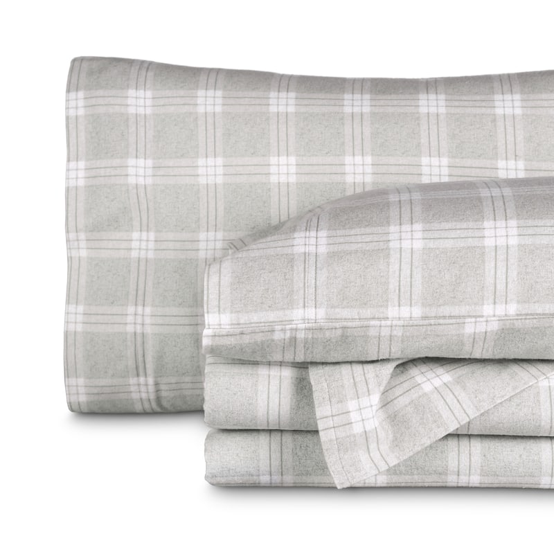 Bare Home Cotton Flannel Sheet Set - Velvety Soft Heavyweight