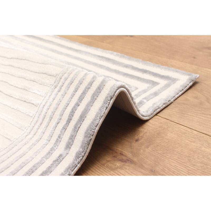 ECARPETGALLERY Machine Made Ramona Grey Area Rug