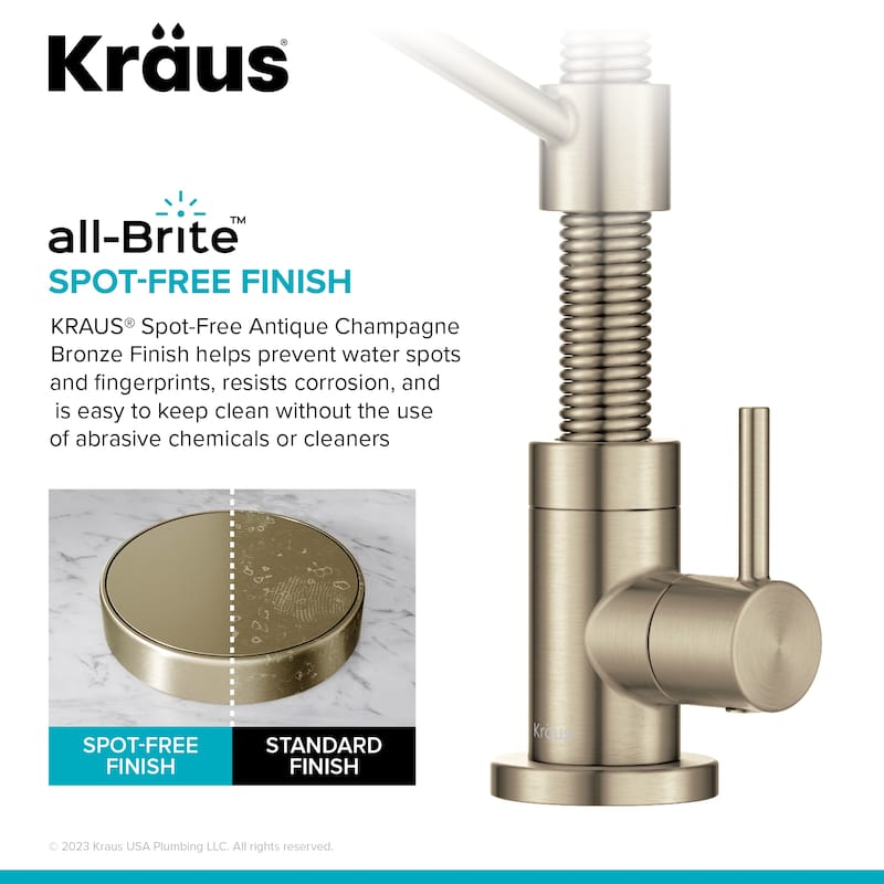 Kraus Bolden 1-Handle Drinking Water Dispenser Beverage Kitchen Faucet