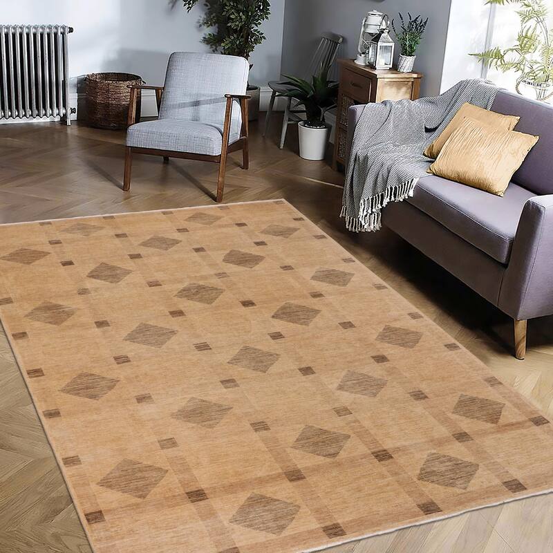 Artisan nomadic Gabbeh Hand Knotted Wool Rug