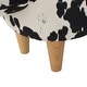 preview thumbnail 28 of 28, Bessie Fabric Cow Ottoman by Christopher Knight Home