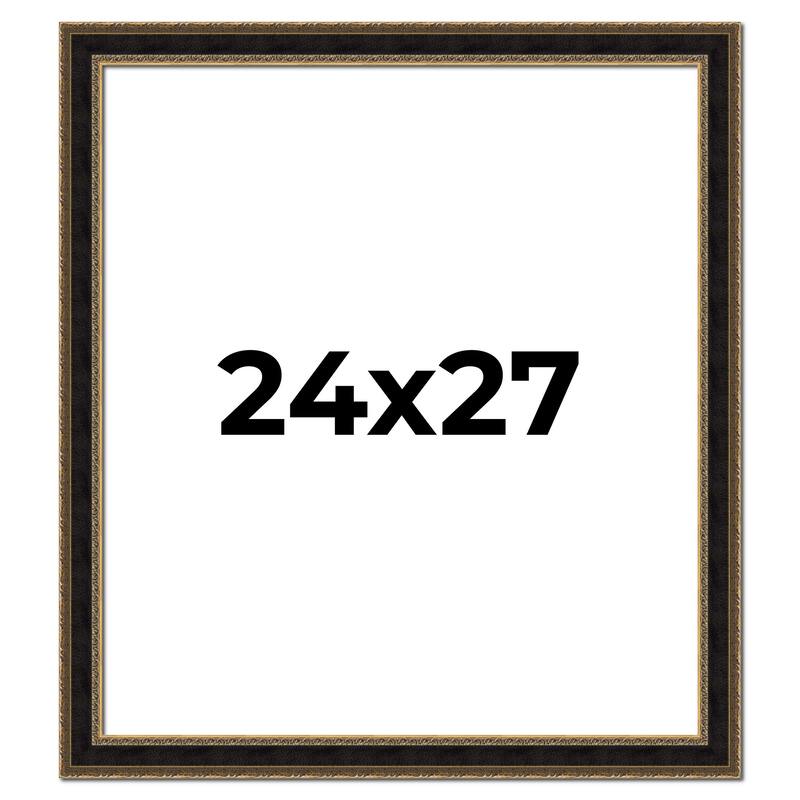 24x27 Frame Gold Antique Vintage Sold Wood Picture Frame | 1.75 Inch