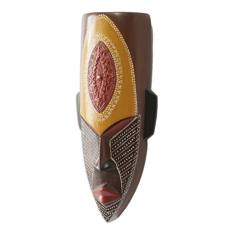 Novica Handmade True Legend African Wood Mask