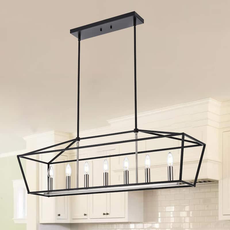 Modern Style Linear Island Pendant Light