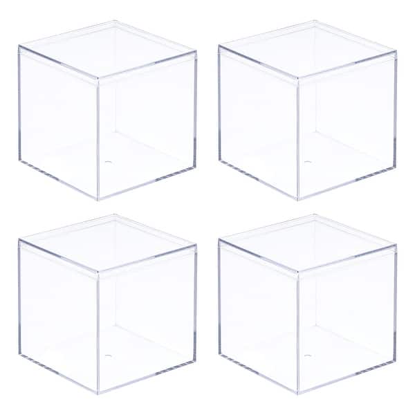 Acrylic Storage Box Square Display Case with Lid, Container Box Clear Bed Bath & Beyond
