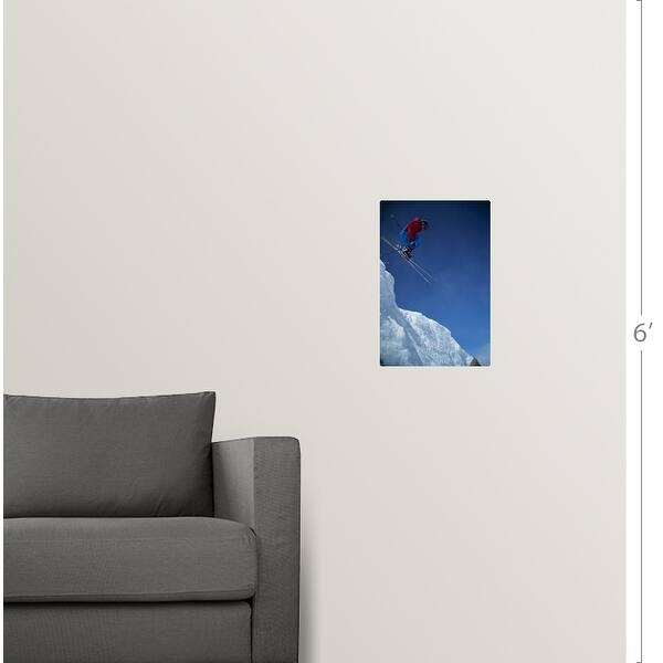 "Alpine skiing, Crested Butte, Colorado,, low angle view" Poster Print