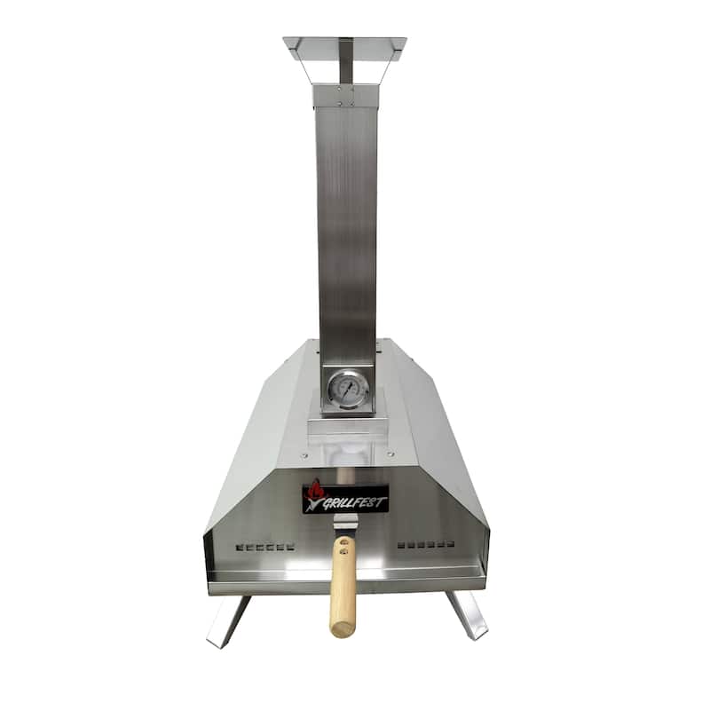 Stainless steel pizza oven