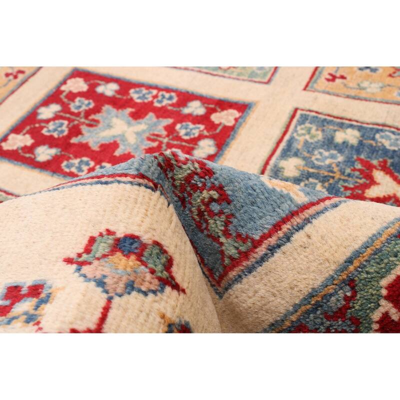 ECARPETGALLERY Hand-knotted Finest Ghazni Cream Wool Rug - 9'9 x 13'6