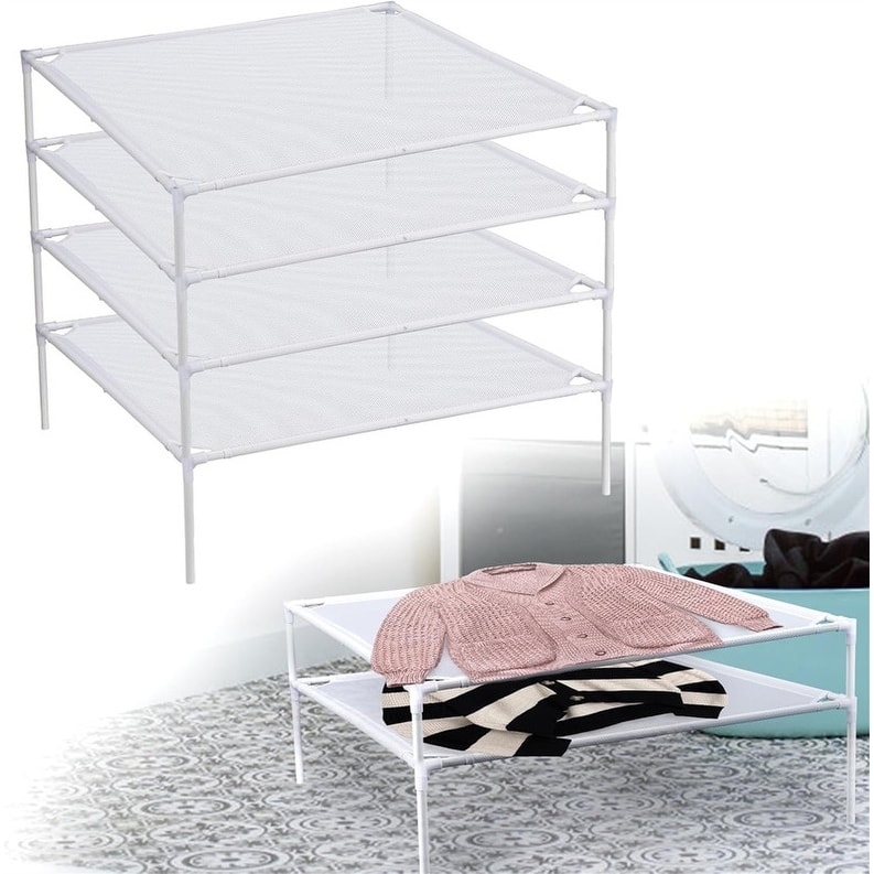 Mesh Stackable Sweater Drying Rack - Flat Design