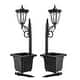 Post Lights that Match Trans Globe Lighting Asian Two Light Up Lighting Outdoor Square Wall