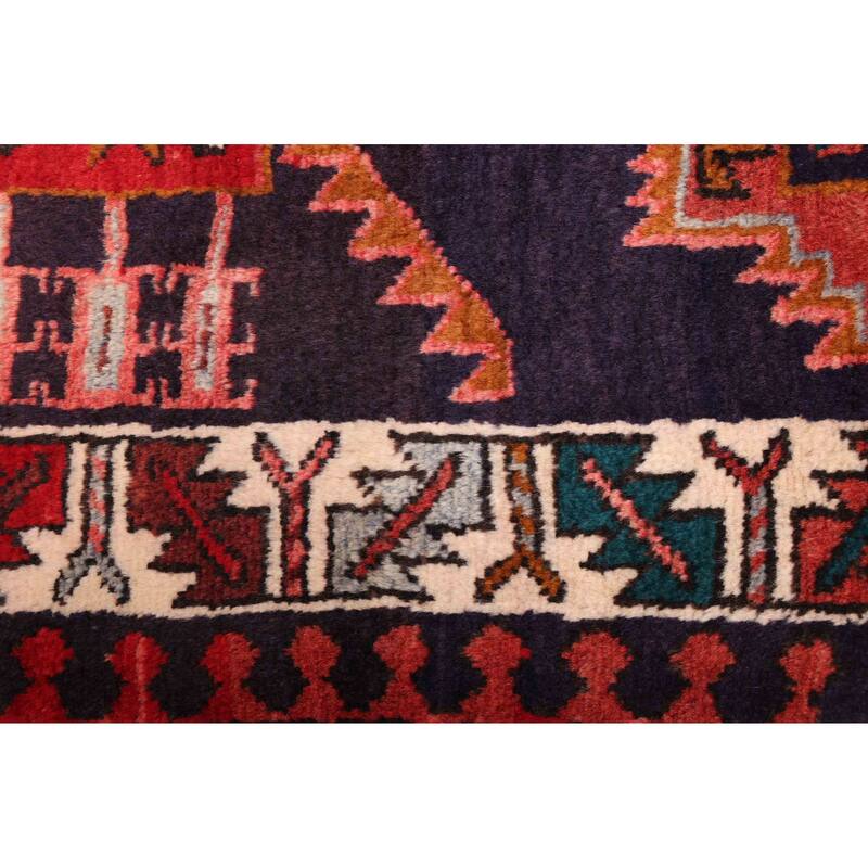 ECARPETGALLERY Hand-knotted Konya Anatolian Dark Navy Wool Rug - 2'10 x 10'1