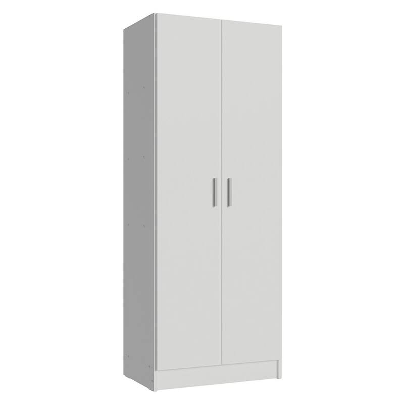 Madesa Kitchen Pantry Storage Cabinet 2 Doors with 5 Utility Shelves 23"L Wooden Organization Unit for Kitchen