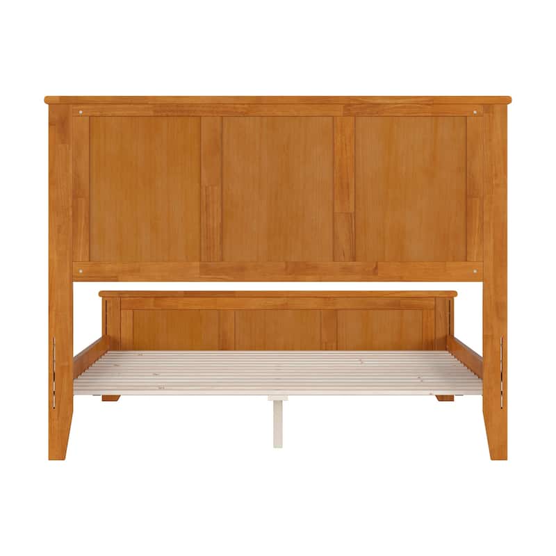 Madison Wood Low Profile Platform Bed with Matching Footboard