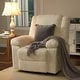 preview thumbnail 39 of 37, Corduroy Recliner Chair, Manual Recliner Sofa with Handle, Pillow Top Arms, Thick Padding, Side Pocket, 330Lbs Capacity