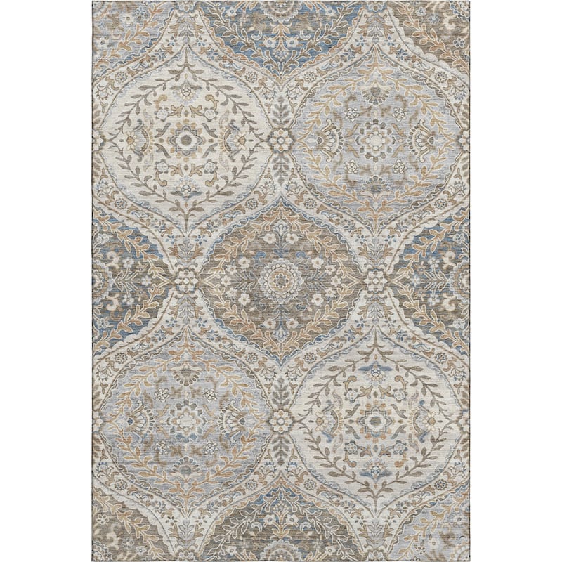 Premium Washable Super Soft Traditional Global Mayfield Rug