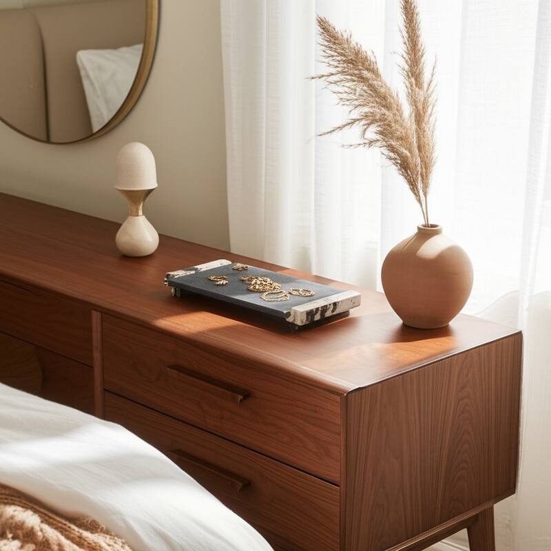 Stone Marble Tray Rectangular Modern Design Home Office - 2" Black - 18" x 8" x 2" - Black - 18" x 8" x 2"