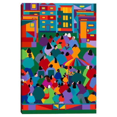 We The People I by Synthia SAINT JAMES Canvas Art Print